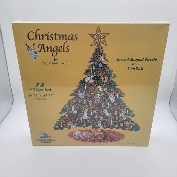 Christmas Angels 1000 Piece Jigsaw Puzzle - Picture 1 of 7